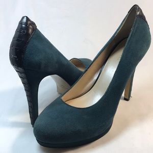 NINE WEST women heel stiletto suede Sz. 8.5 NEW